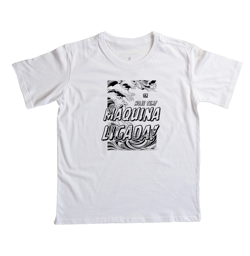 Camiseta Infantil "Máquina Ligada"