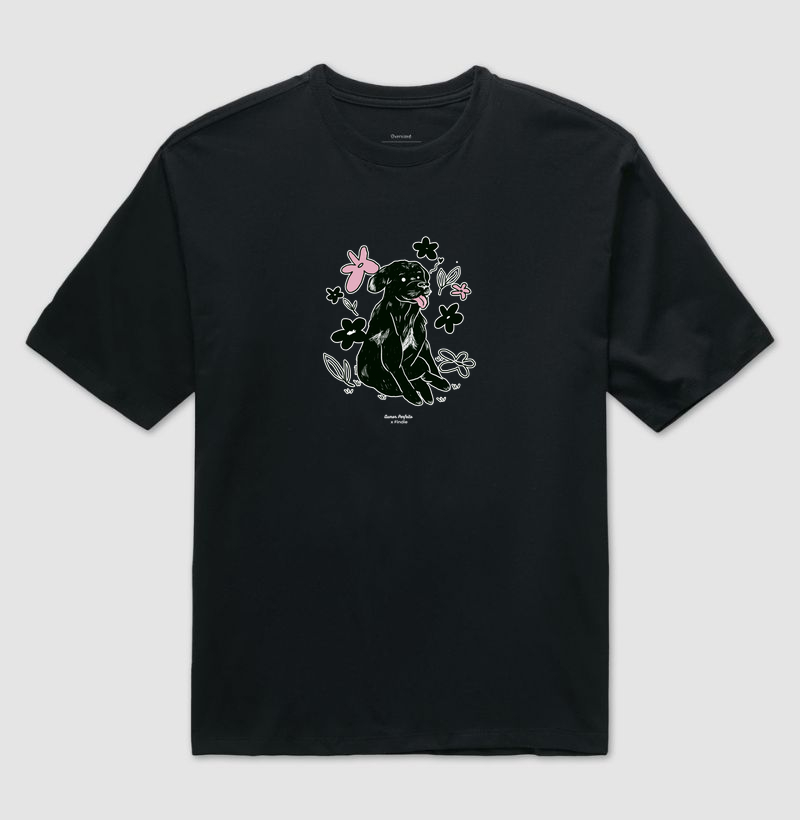Camiseta Oversized - Aumor Não tem Raça - Pedrão