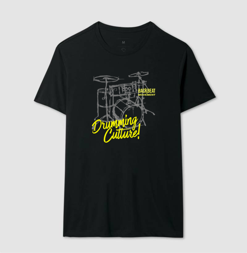Camiseta Classic Drumming Culture and Setup