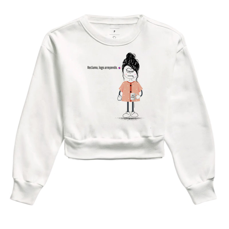 Camiseta Reclamo, logo arrependo