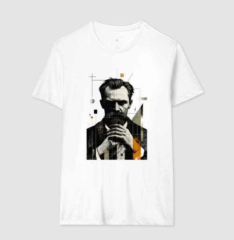 Camiseta Filosofia "Nietzsche Abyssal"