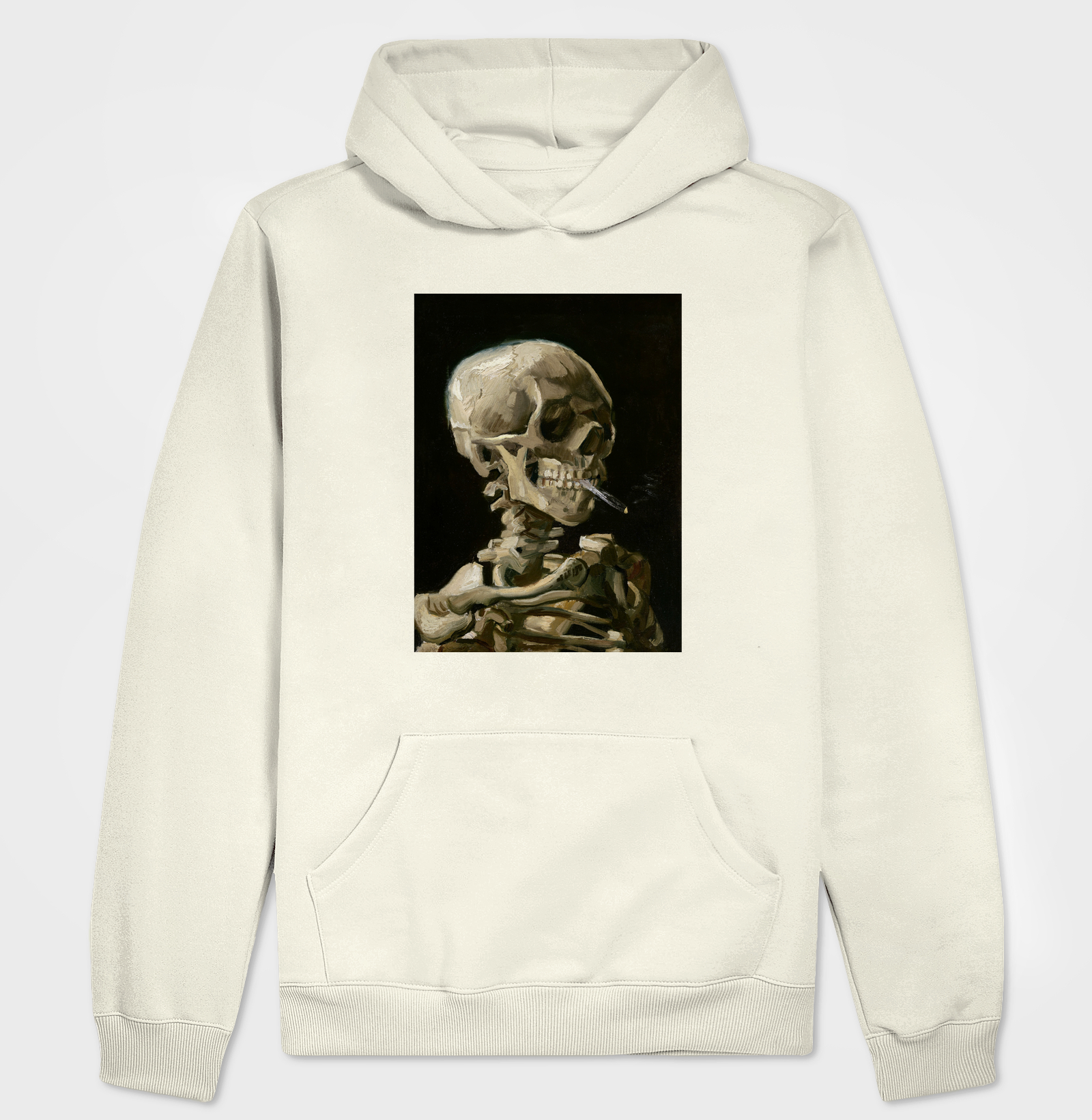 Vincent van Gogh's Head of a skeleton with a burning cigarette
