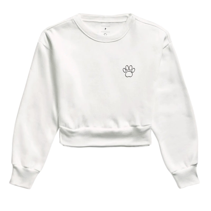 Cropped Moletom Pata Minimalista