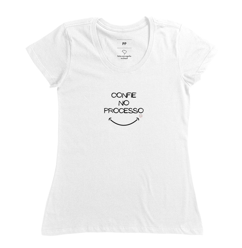 Camiseta Manga Curta Confie No Processo