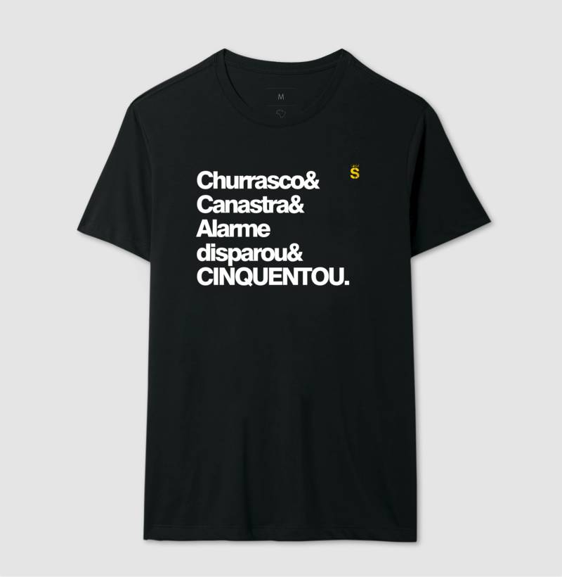 Churrasco& canastra& Alarme disparou& CINQUENTOU
