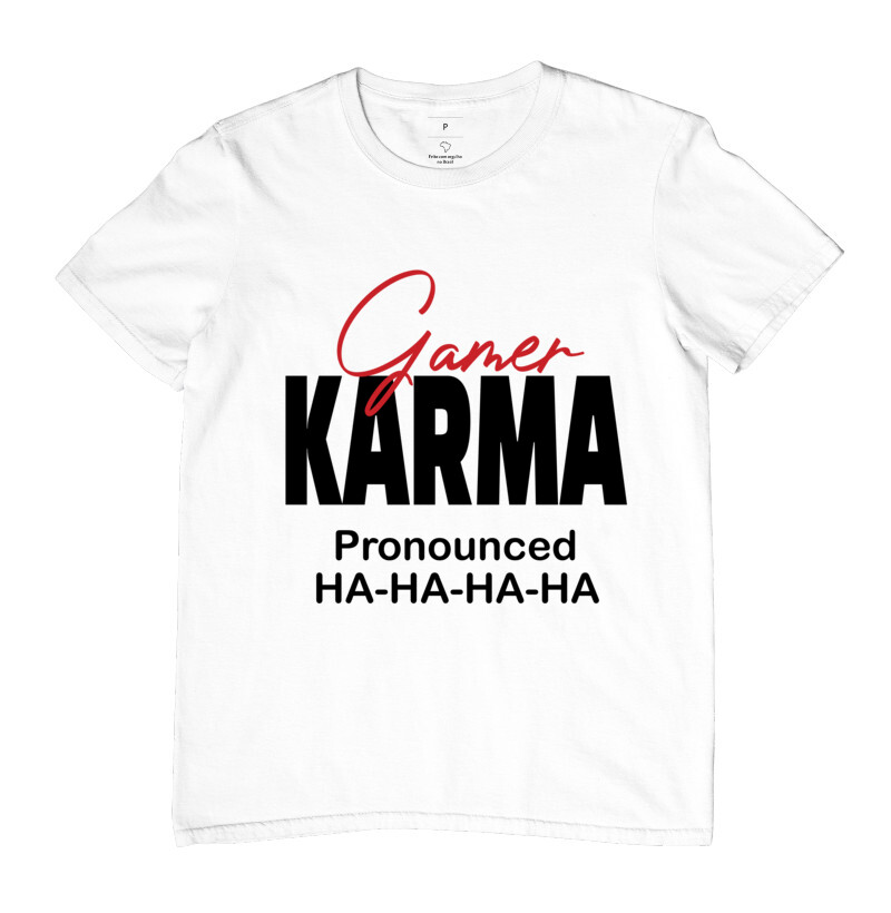 Camiseta Gamer Karma