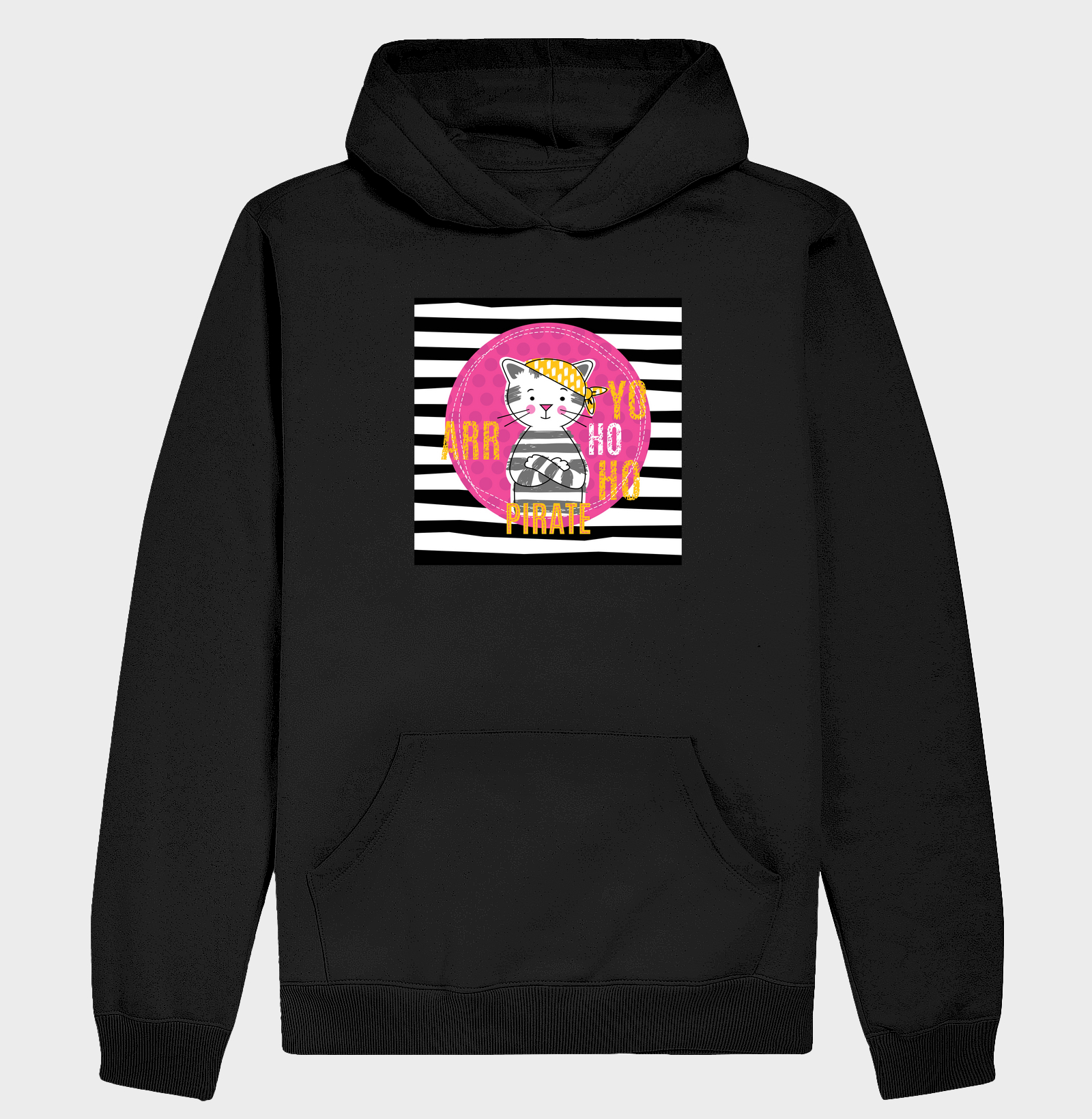 Moletom Hoodie slim Listras Cat