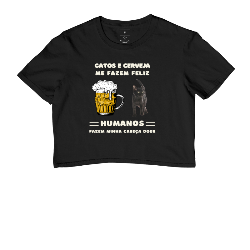 Gato e Cerveja me fazem FELIZ