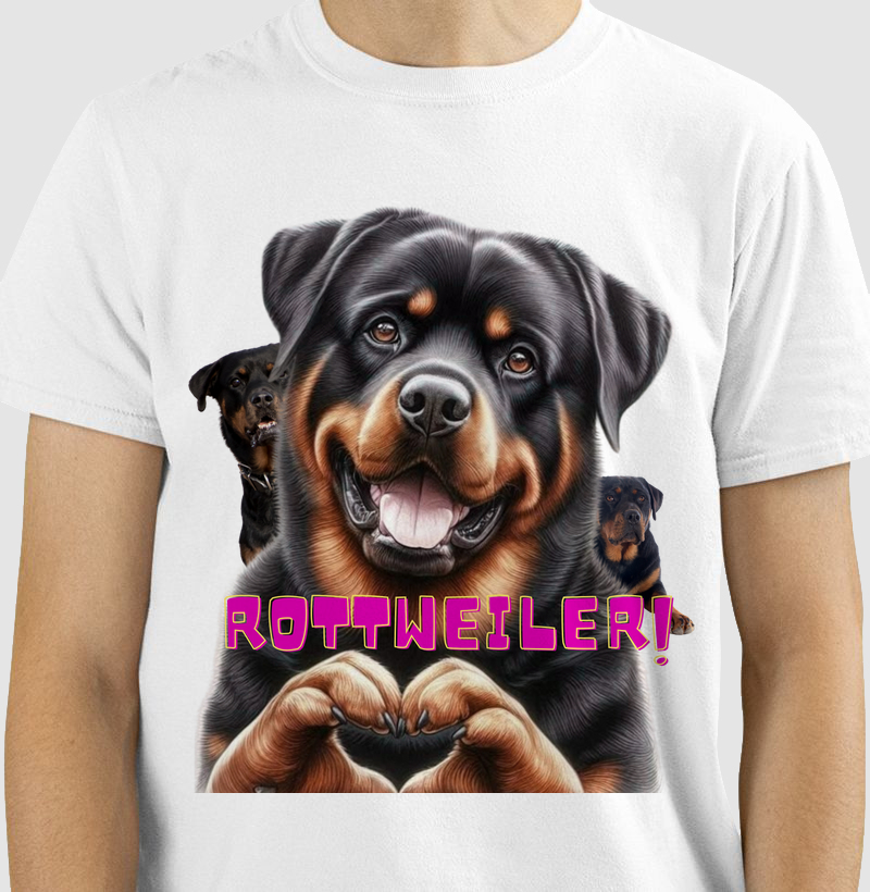 Camisa rottweiler love