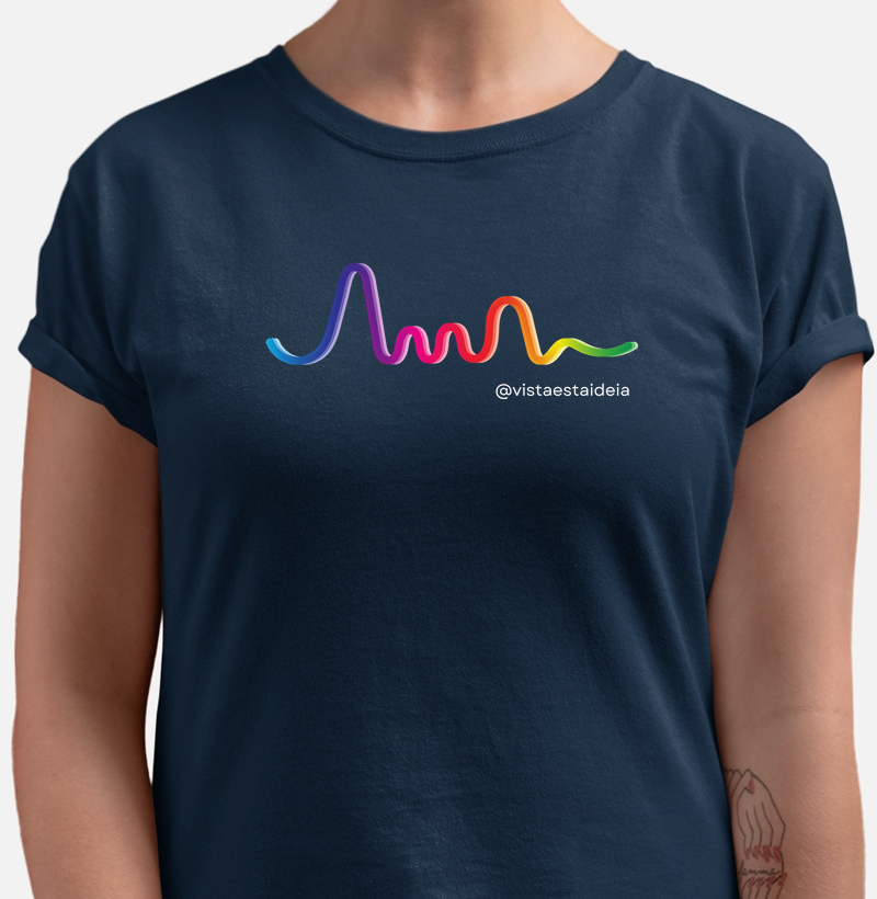 Camiseta do orgulho - Onda pride