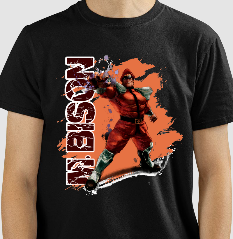 Camisas Street Fighter -M.BISON 01