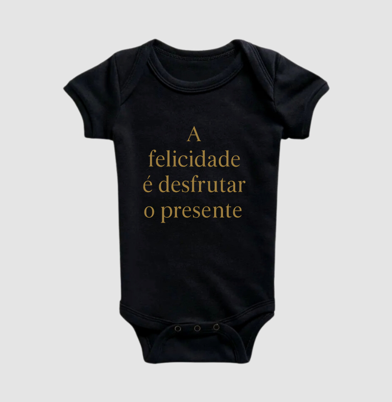 Camiseta "Felicidade Estoica" – O Poder de Viver o Agora