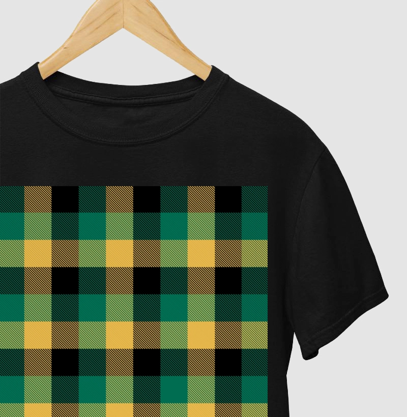 Camiseta Xadrez Verde