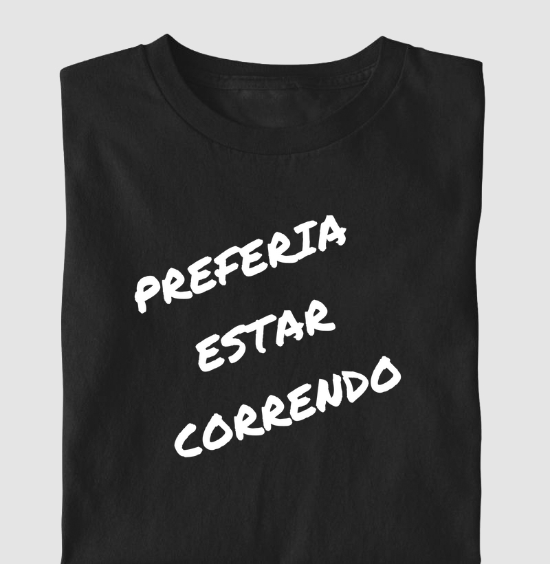 Preferia estar correndo