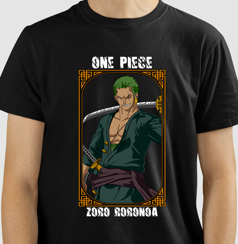 Camiseta Zoro Roronoa - One Piece 
