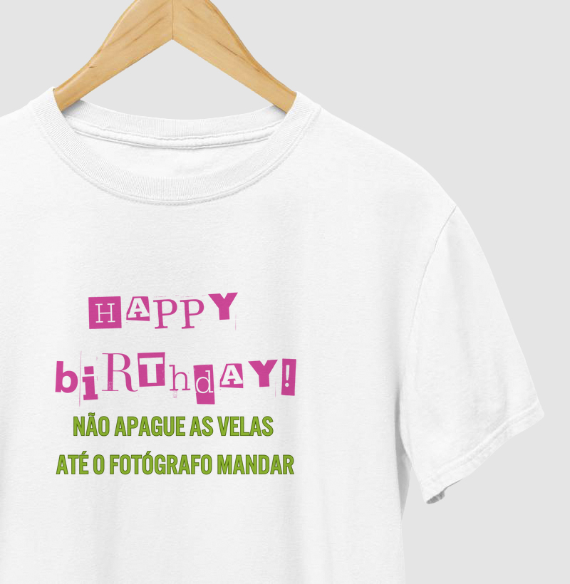 Não apague as velas até o fotógrafo mandar