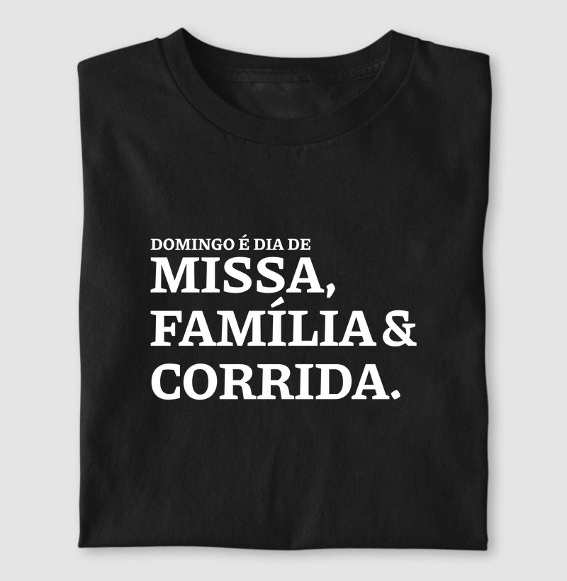 Missa, Família e Corrida Escrita
