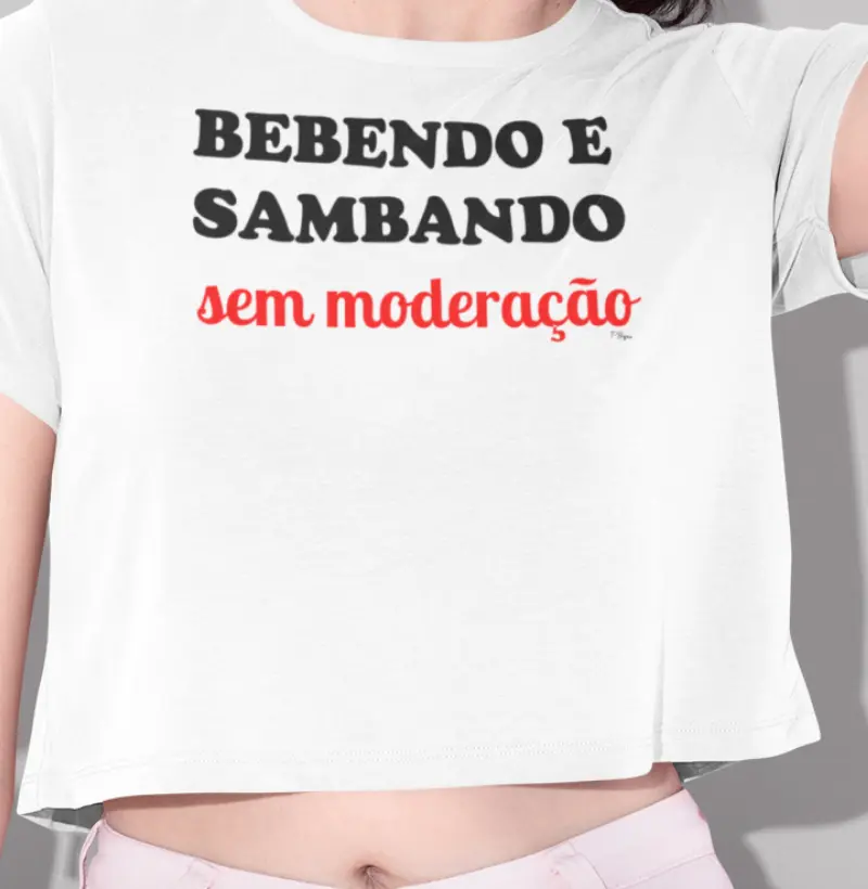 Bebendo e sambando sem moderação