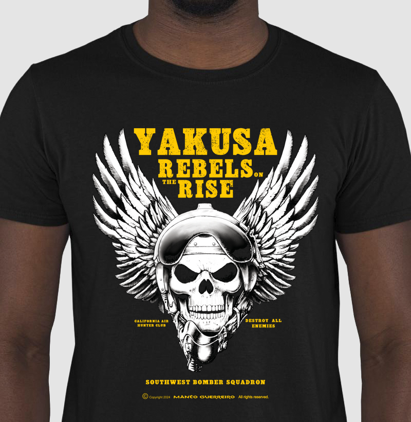 Camisa Yakusa Rise Preta Masculina