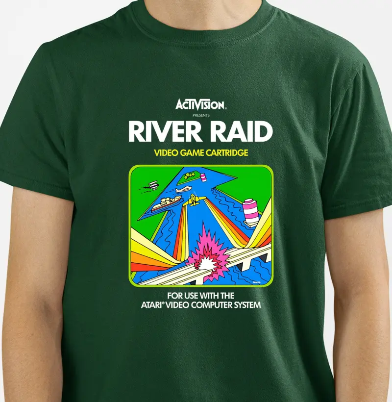 🕹️ Camiseta River Raid – Atari Clássicos