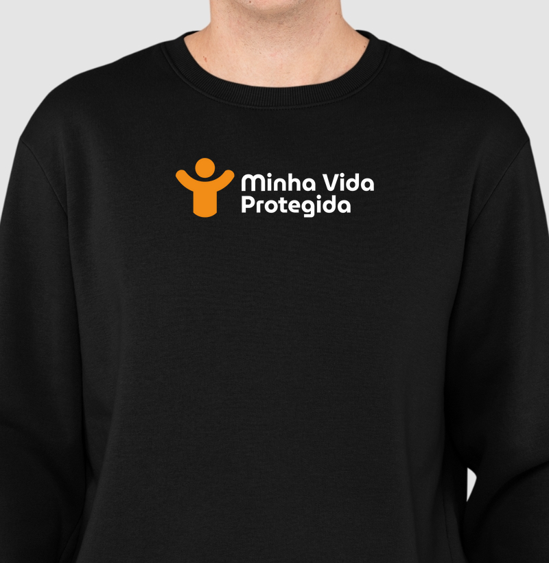 Minha Vida Protegida (Moletom Suéter Slim)