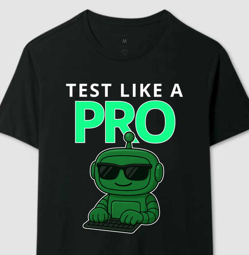 Test Like A Pro - Black