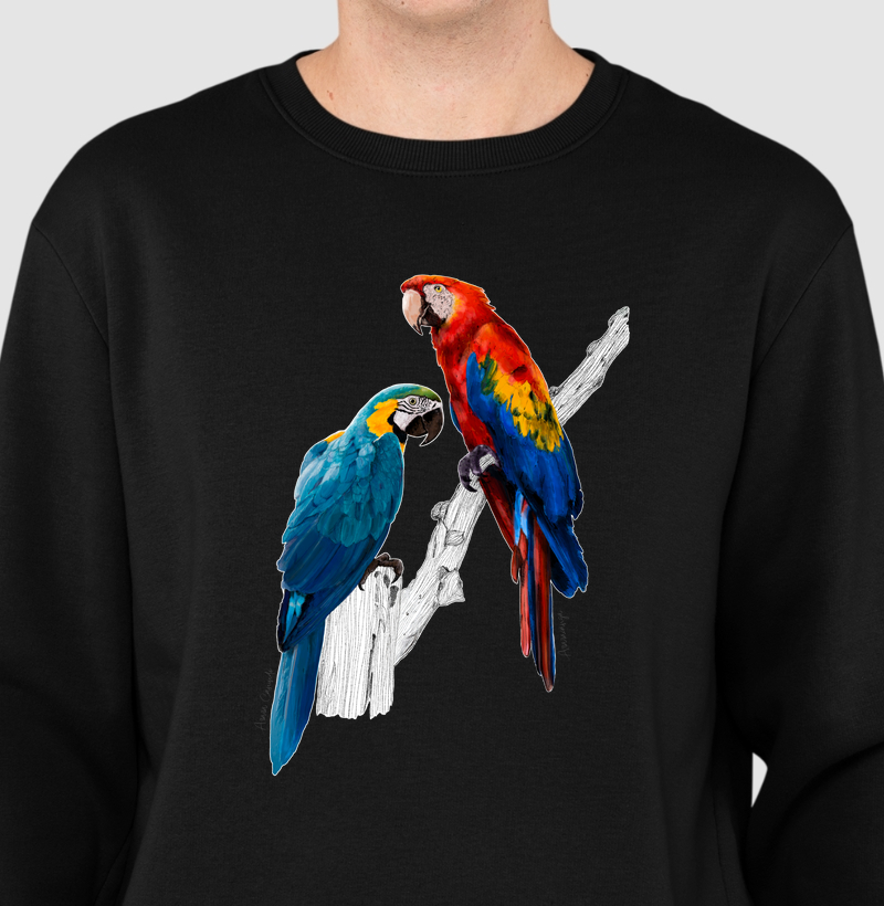 Aves do Brasil II - Araracanga e Canindé - Moletom
