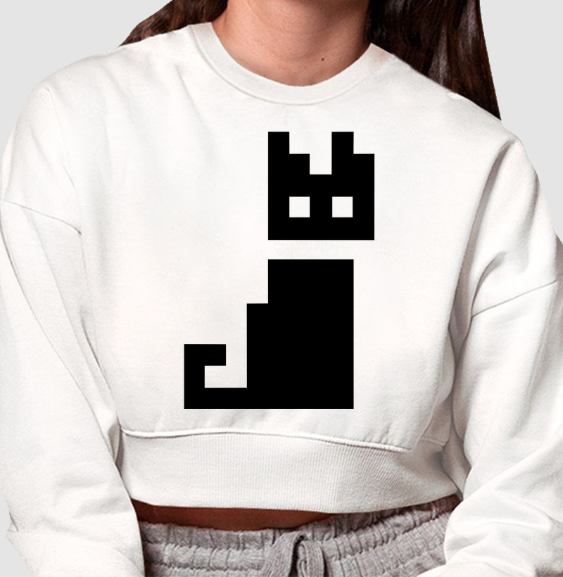 Pixel Cat – Think Tee
