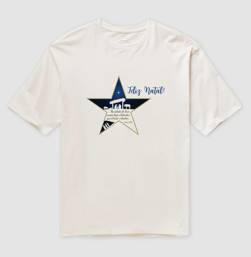 CAMISETA NATAL ESTRELA DE NATAL