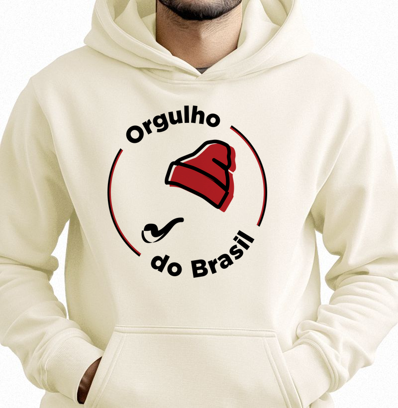 Moletom Canguru Orgulho do Brasil