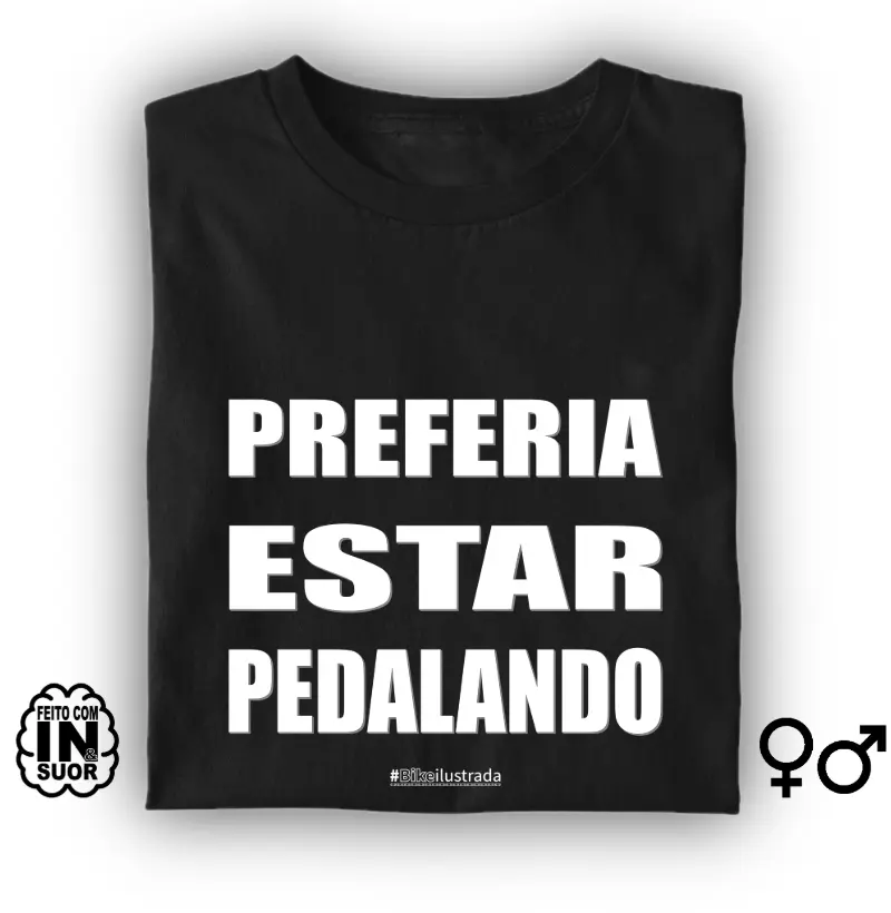 Preferia estar pedalando