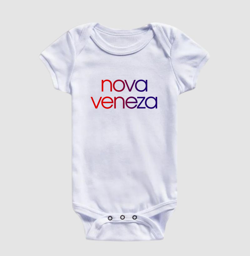Body Infantil Nova Veneza Cores da Bandeira