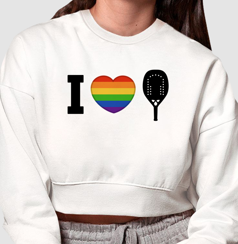 Moletom Cropped I Love Game