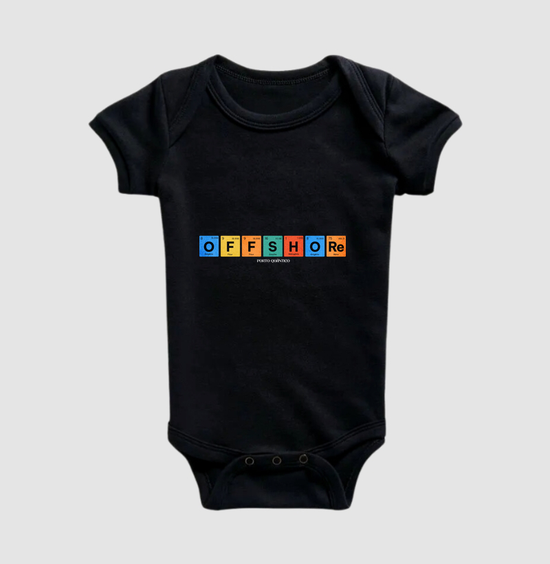 Body Infantil Unissex 100% Algodão - DNA Offshore