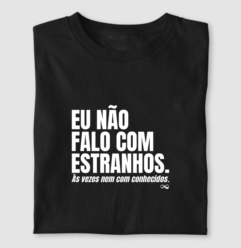 Não falo com estranhos