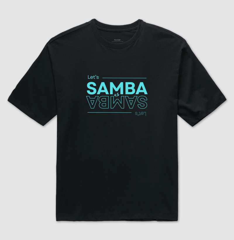 Let's Samba | Oversized | Azul 