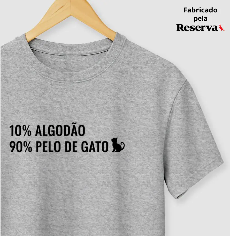 10% Algodão - 90% Pelo de Gato