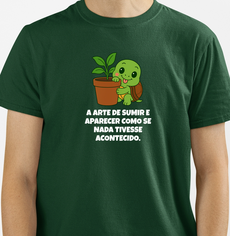 A arte de sumir e aparecer como se nada tivesse acontecido