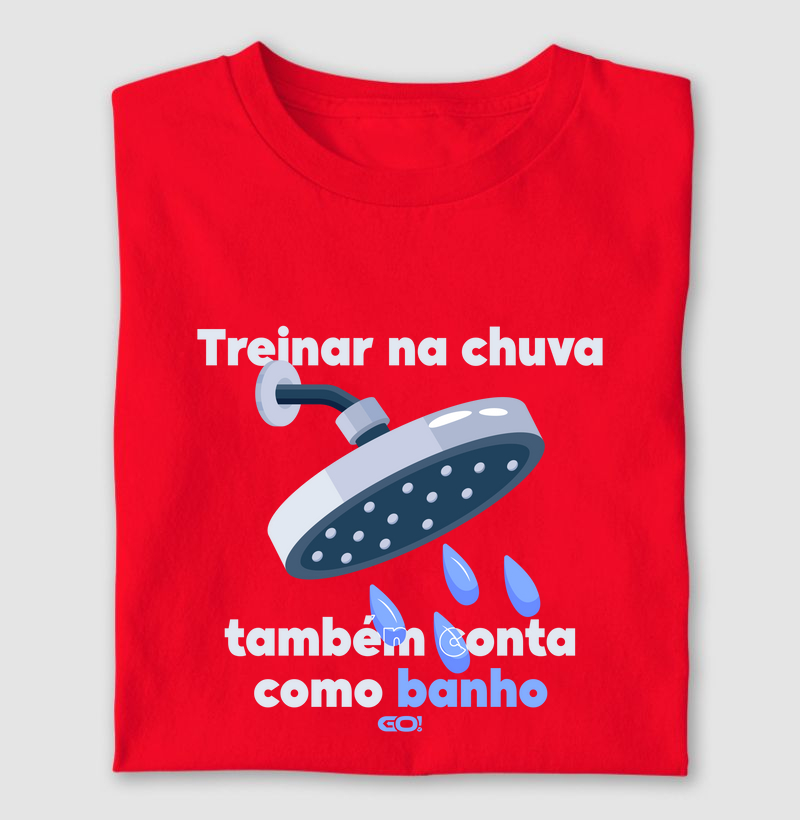 Treino na chuva é banho sim
