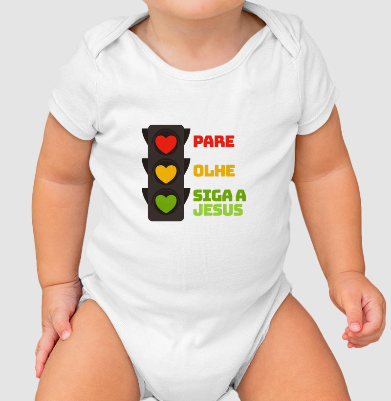 🚦 Pare, Olhe, Siga a Jesus – O Caminho da Vida ✨