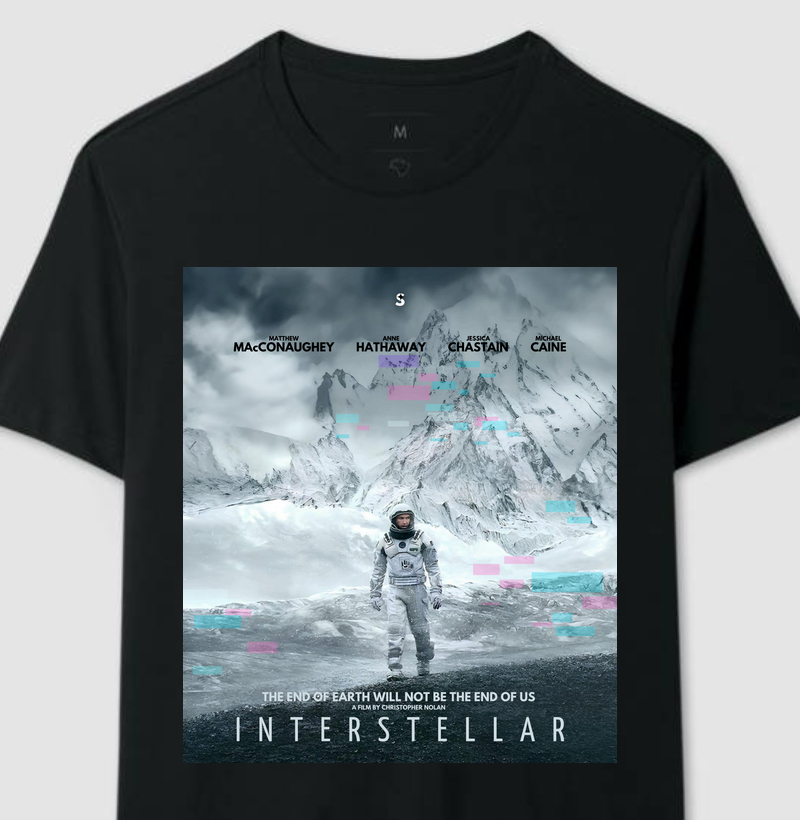 Interstellar Poster, Camiseta Supernova Estampada