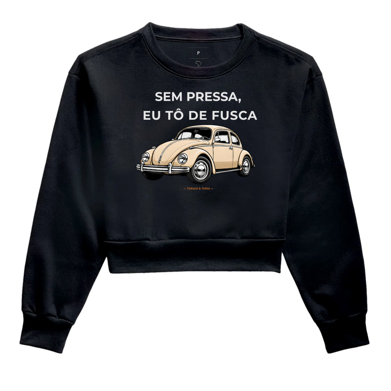 Sem pressa, eu tô de fusca - Bege