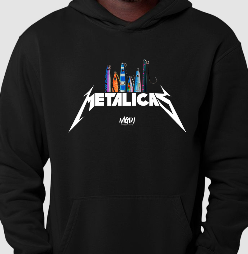 METALICAS 🤘🏻 - ATENÇÃO: Moletom corte SLIM, na dúvida opte por um tamanho maior.