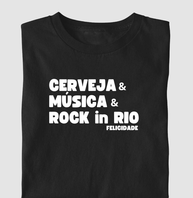 Cerveja & Música & Rock in Rio