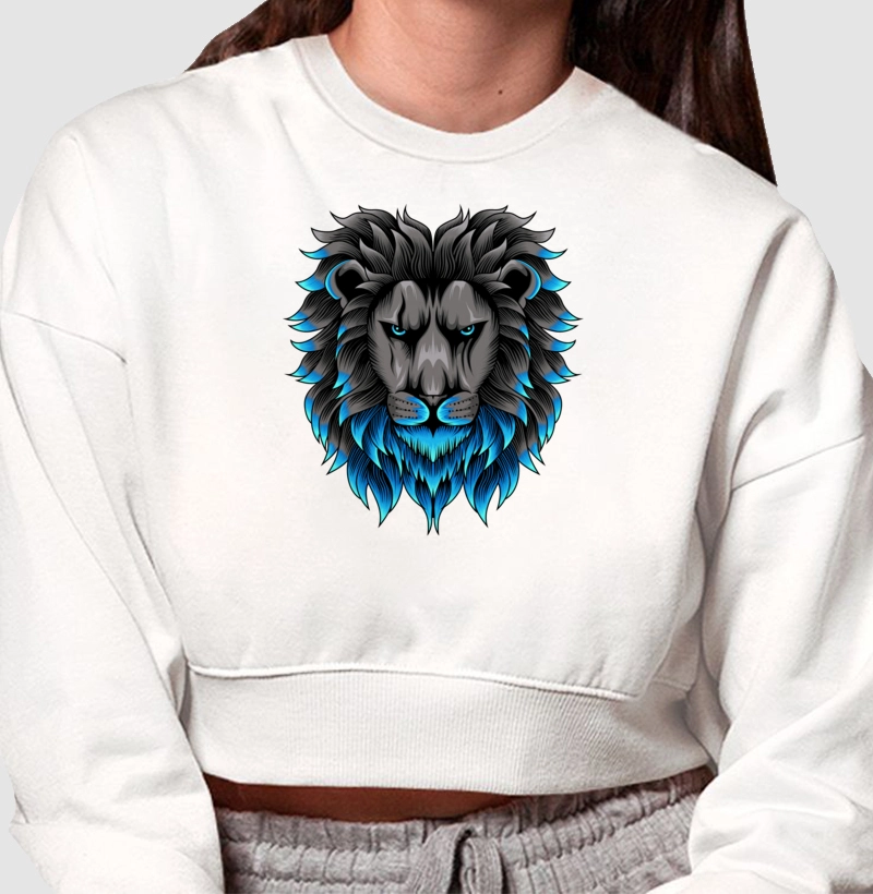 Leão azul