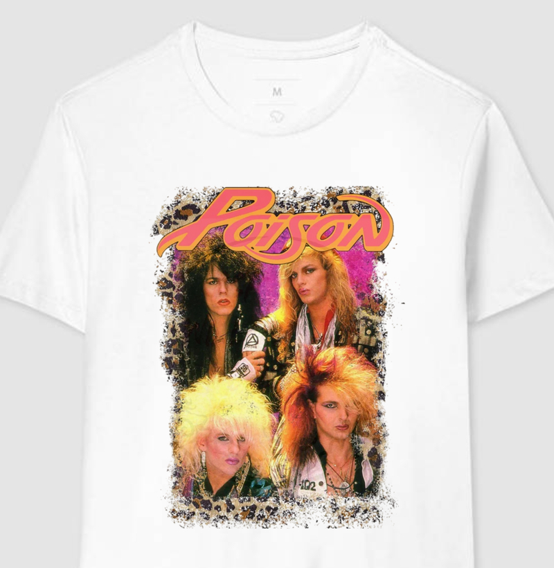 Camiseta Poison - Integrantes