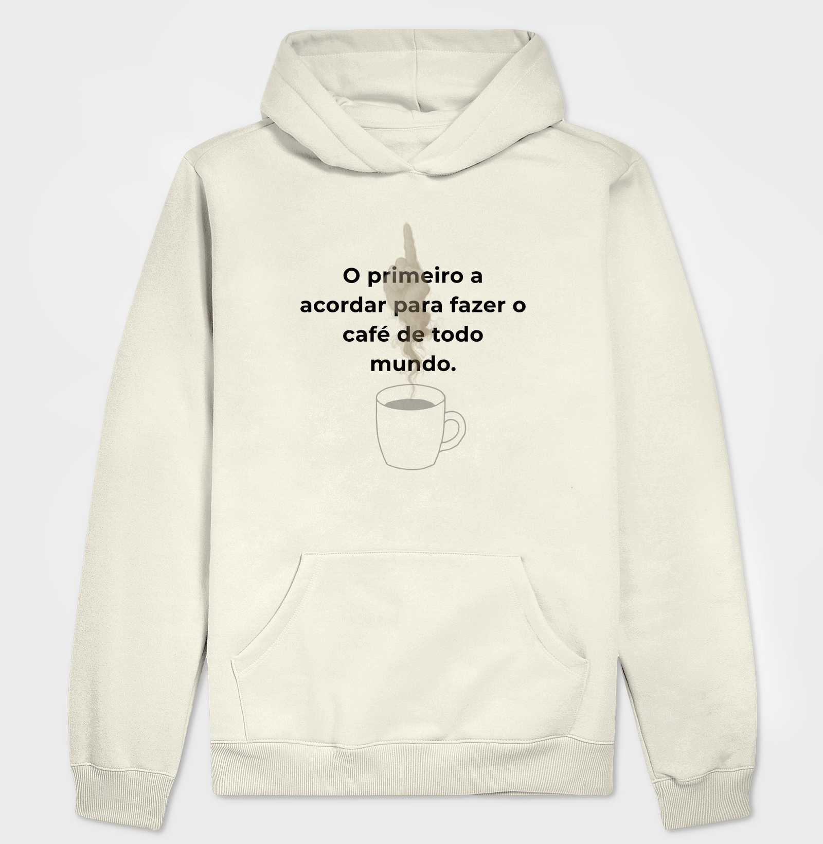 Camiseta Café - O primeiro a acordar para fazer o café de todo mundo.