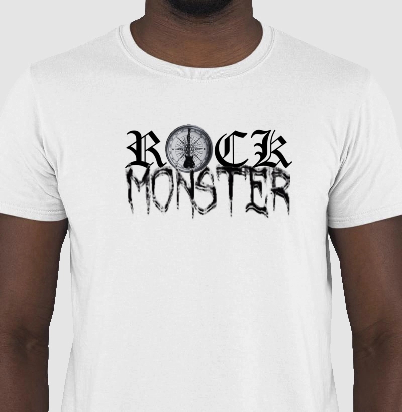 camiseta norteados pelo rock monster