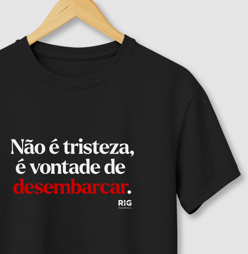 Não é tristeza...