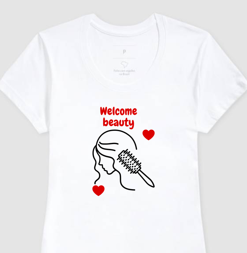 Camiseta Welcome beauty